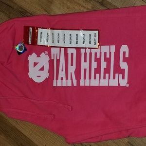 Pink full length UNC Tarheel sweats...new